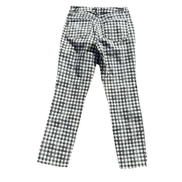 Paige Womens Jeans Hoxton Ankle Straight Black and White Gingham Size 30 - Picture 3 of 6